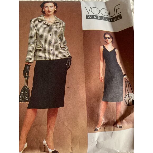 Vogue Misses Dress Jacket Top Skirt Pants Sewing Pattern 2526 Sz 18 - 22 - Uncut - Picture 3 of 9